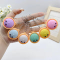 6-Pack Dumpling Keychains Squishy Stress Reliever